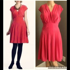 ANTHROPOLOGIE LIE Pink 100%Silk Dress Sz XS New without tags Party Cocktails